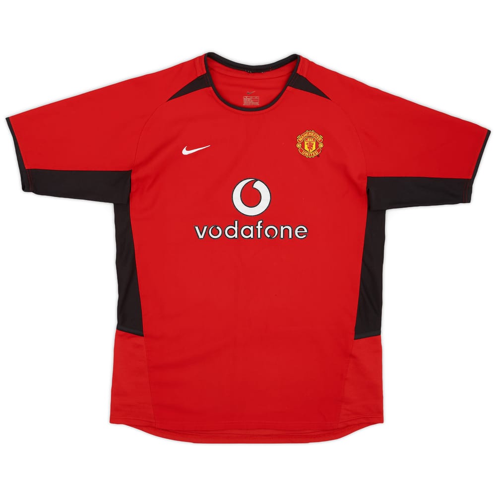 2002-04 Manchester United Home Shirt - 8/10 - (XL.Boys)