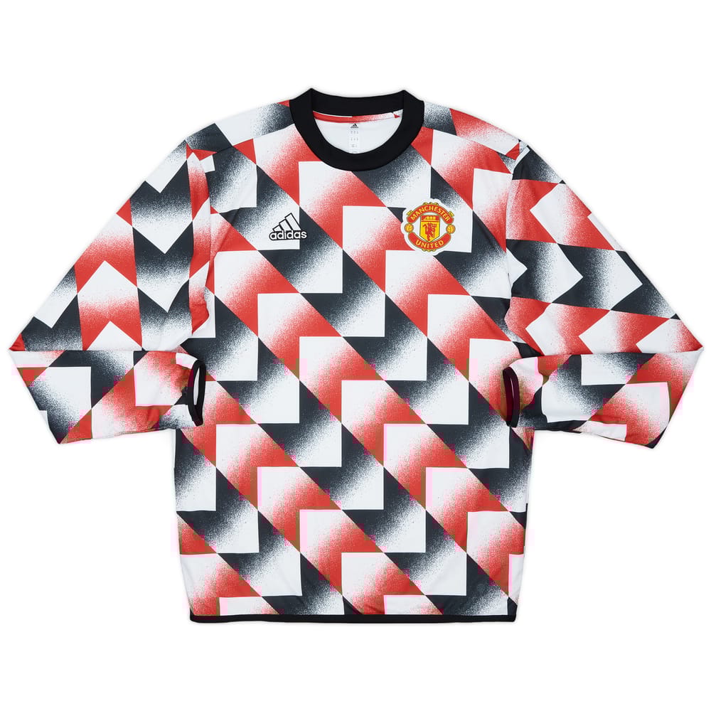 2022-23 Manchester United adidas Pre Match Training Top - 10/10 - (M)