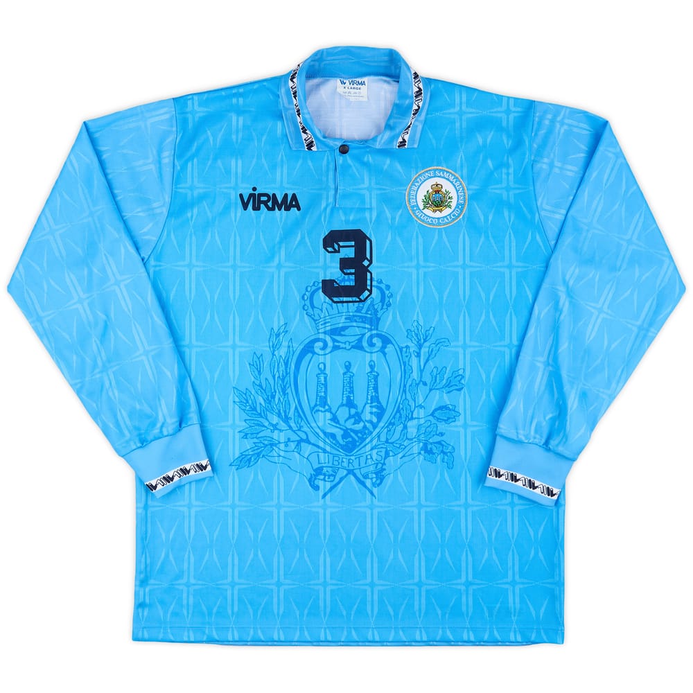 1995 San Marino Match Issue Home Shirt #3