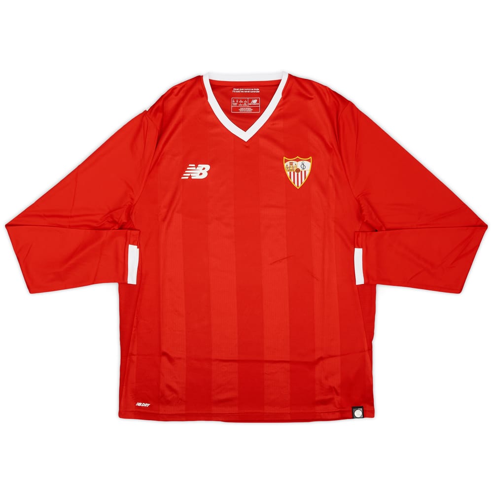 2017-18 Sevilla Away L/S Shirt - 8/10 - (M)