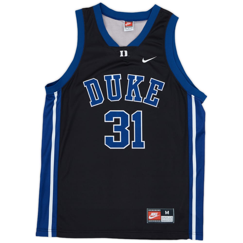 1999-01 Duke Blue Devils Battier #31 Nike Away Jersey - 10/10 - (M)