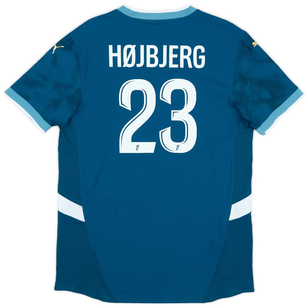 2024-25 Olympique Marseille Authentic Away Shirt Hojbjerg #23