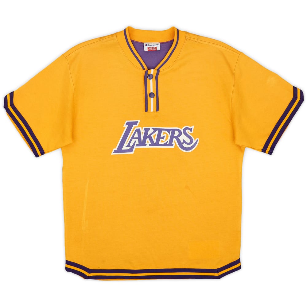 1997-98 LA Lakers Champion Shooting Shirt - 6/10 - (M.Boys)