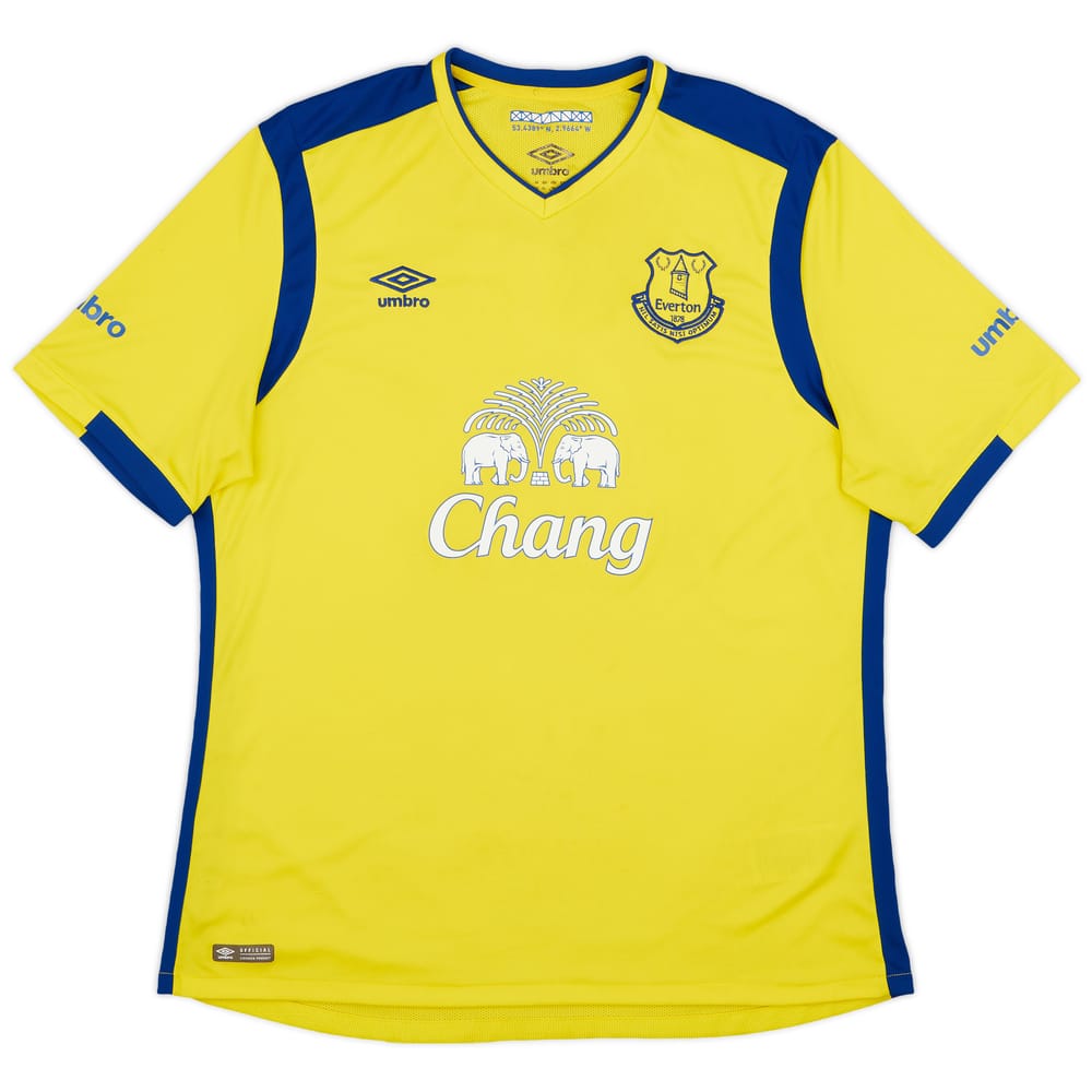 2016-17 Everton Third Shirt Baines #3 - 6/10 - (XXL)