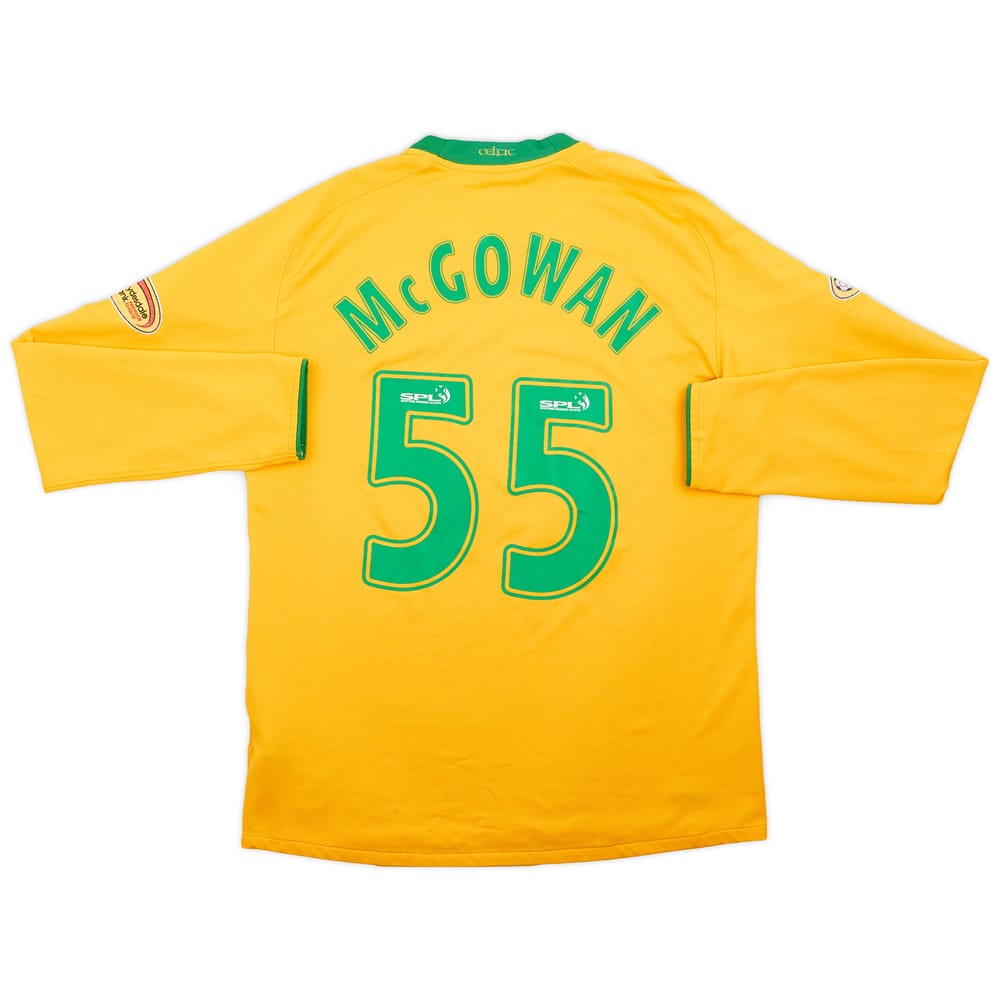 2008-09 Celtic Away L/S Shirt McGowan #55 - 7/10 - (M)