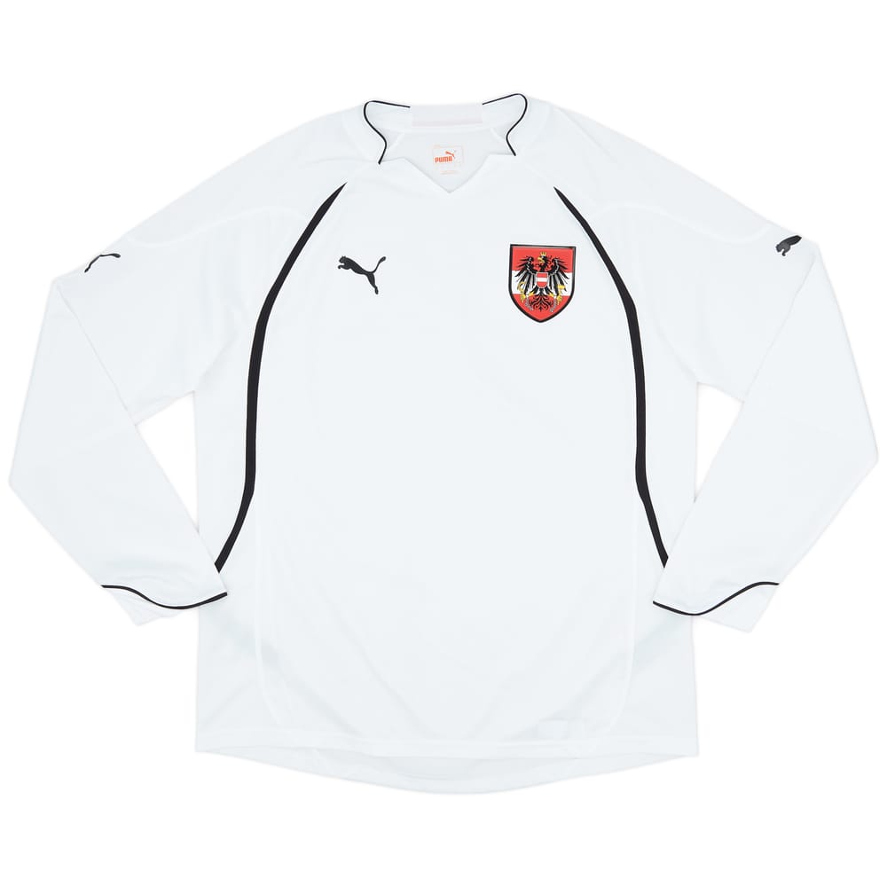 2010-12 Austria Player Issue Away L/S Shirt - 9/10 - (XL)