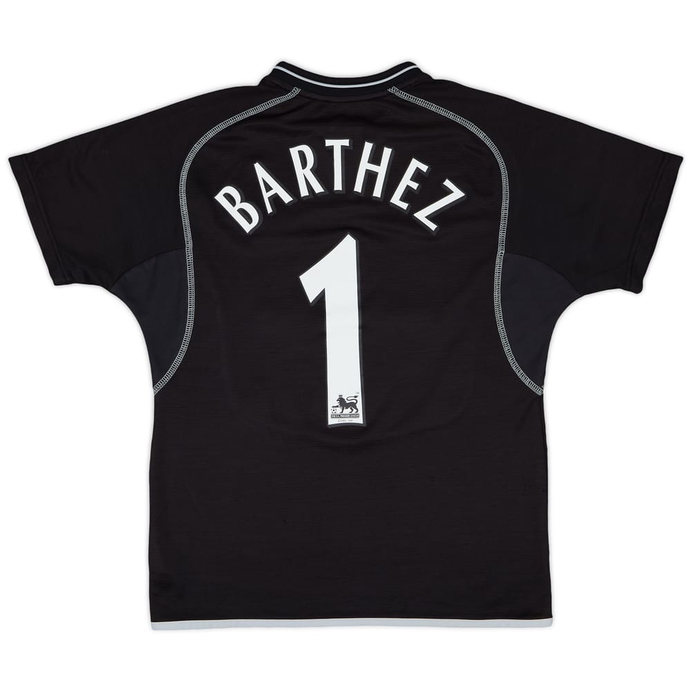 2000-02 Manchester United GK S/S Shirt Barthez #1 - 8/10 - (L.Boys)