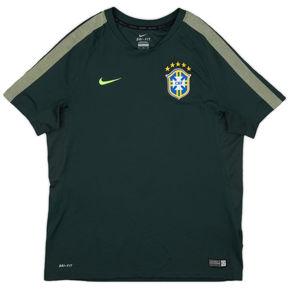2014-15 Brazil Nike Training Shirt - 9/10 - (XL.Boys)