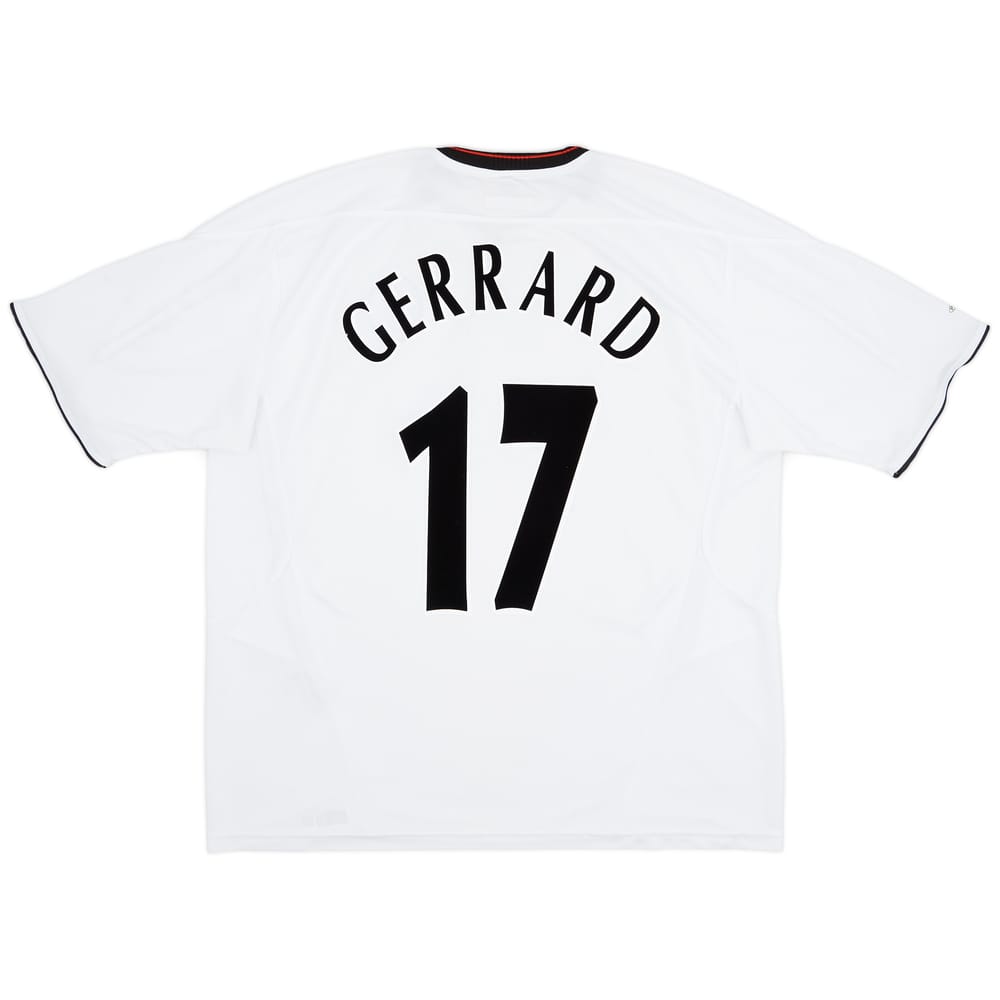 2003-04 Liverpool Away Shirt Gerrard #17 - 7/10 - (XL)