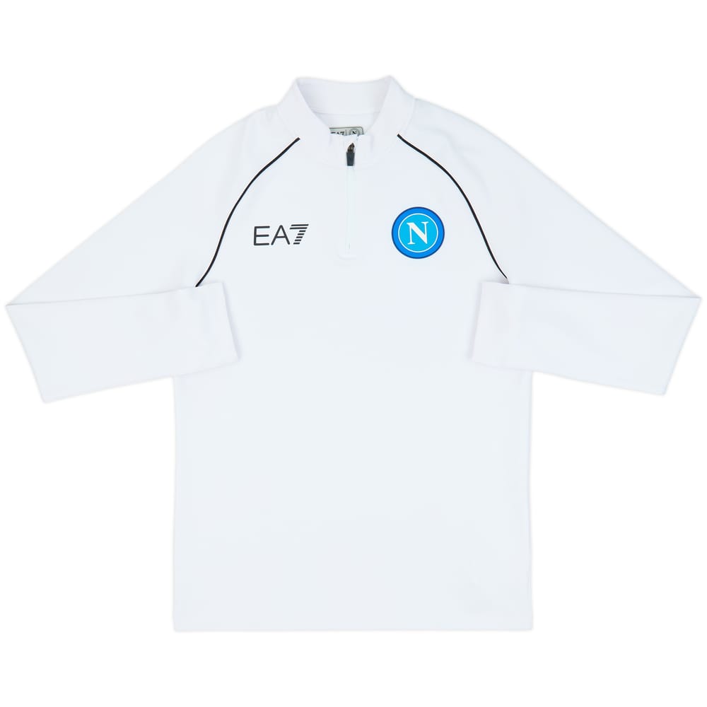 2023-24 Napoli EA7 1/4 Zip Training Top