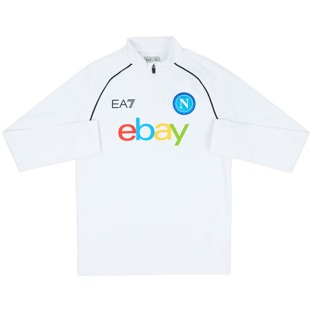 2023-24 Napoli EA7 1/4 Zip Training Top