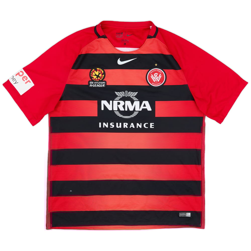 2016-17 Western Sydney Wanderers Home Shirt - 7/10 - (XL)