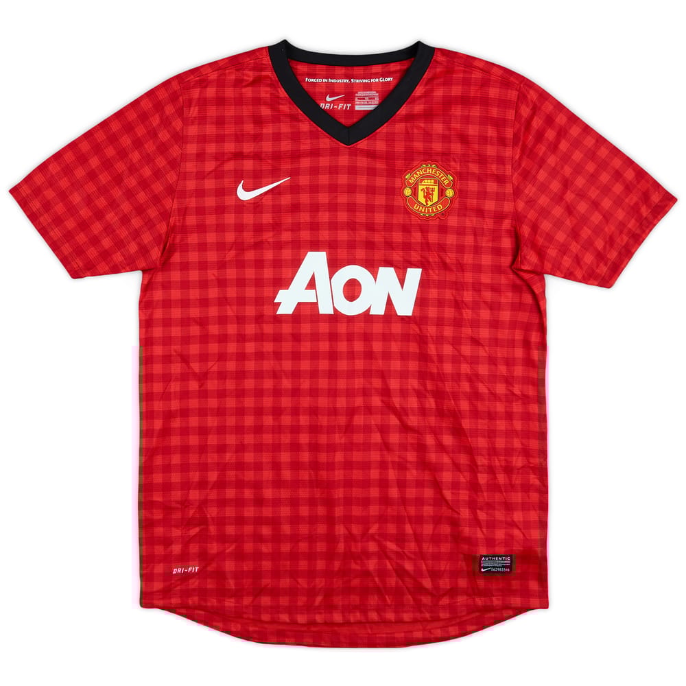 2012-13 Manchester United Home Shirt - 8/10 - (XL.Boys)