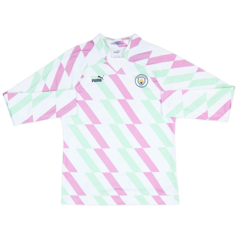 2022-23 Manchester City Puma Pre-Match Sweat Top (Women's XXL)