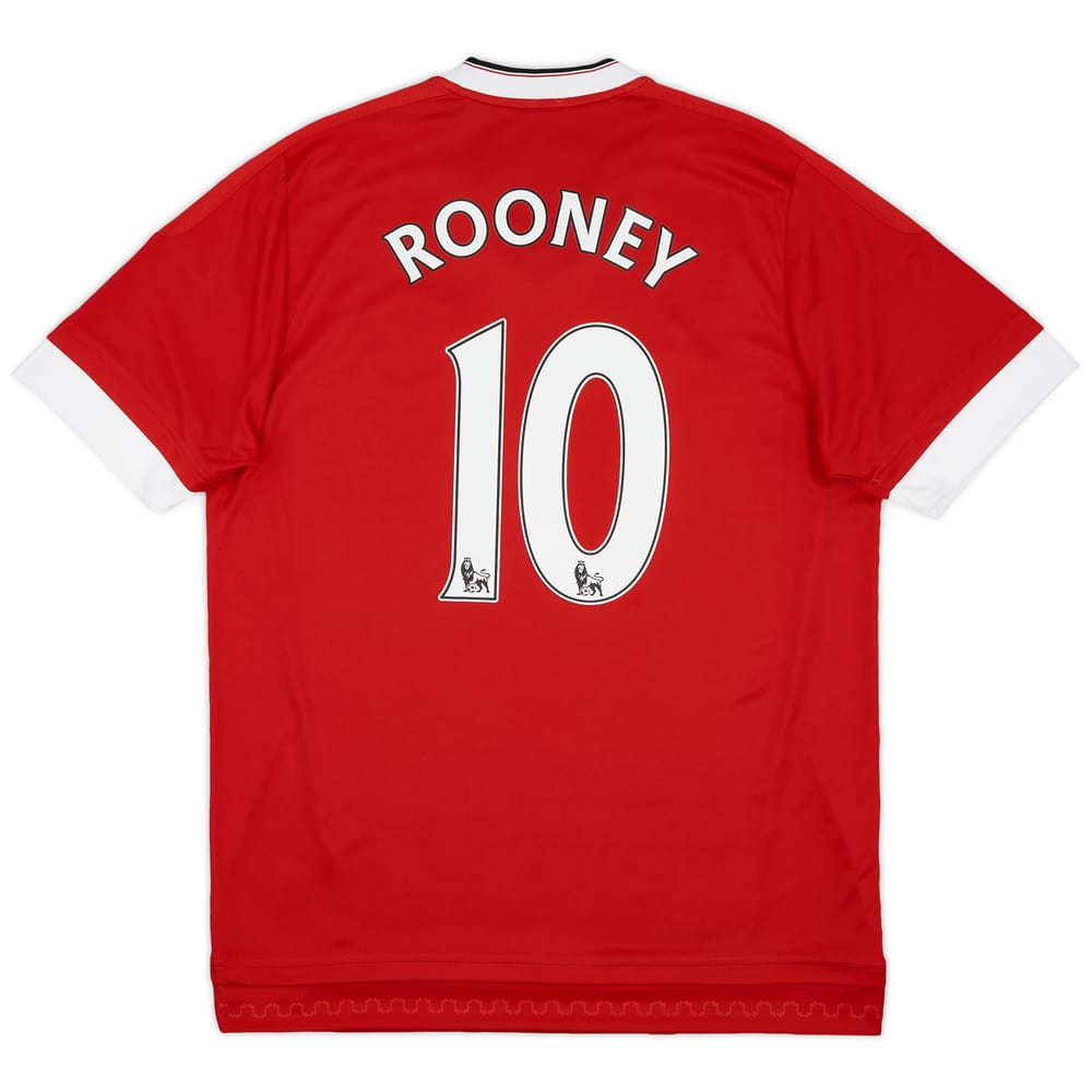 2015-16 Manchester United Home Shirt Rooney #10 (L)