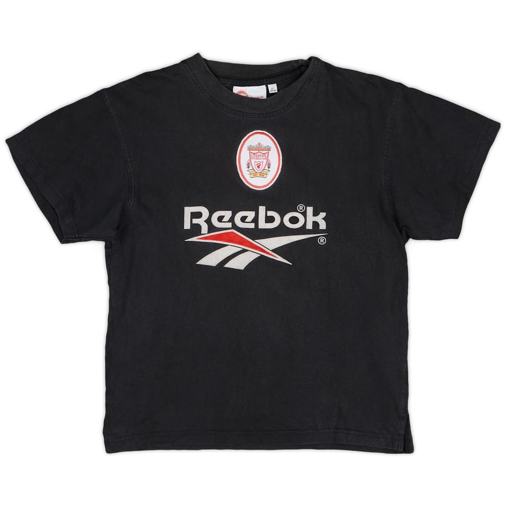 1997-98 Liverpool Reebok Cotton Tee - 6/10 - (L.Boys)