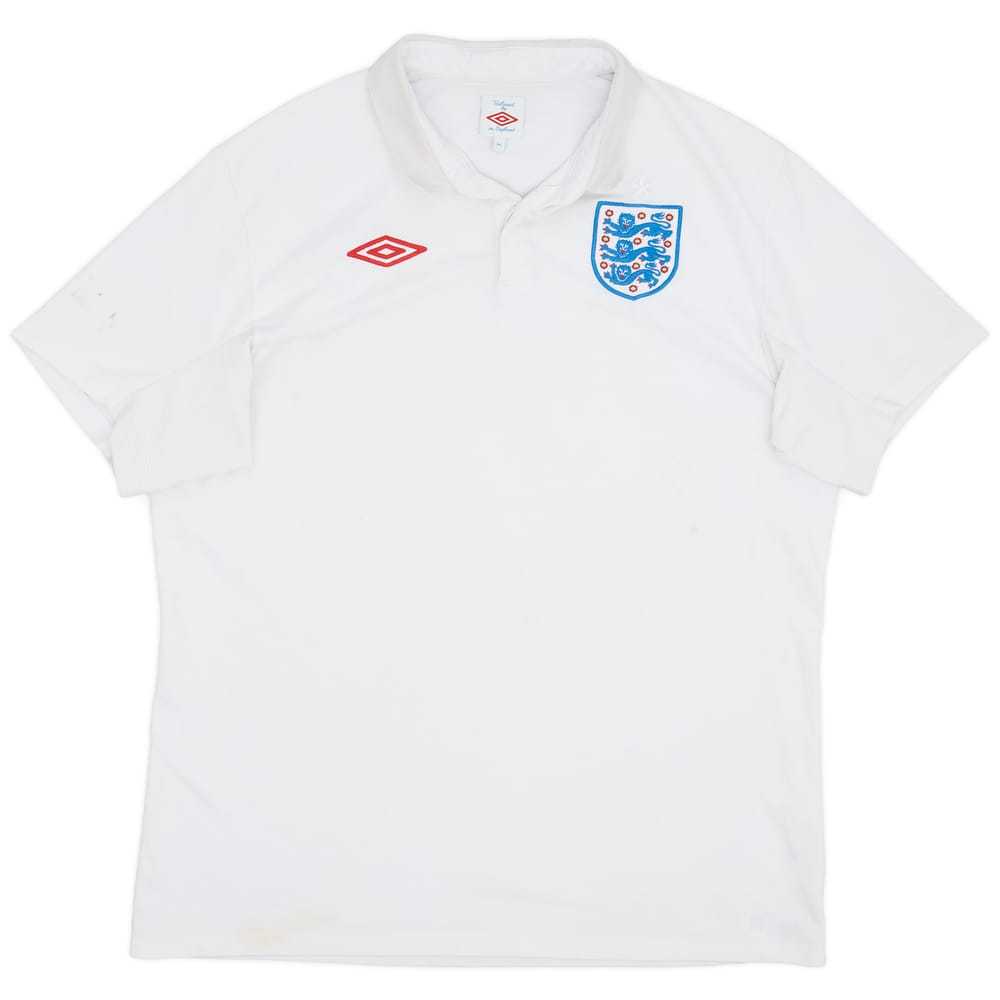 2009-10 England Home Shirt - 5/10 - (L)