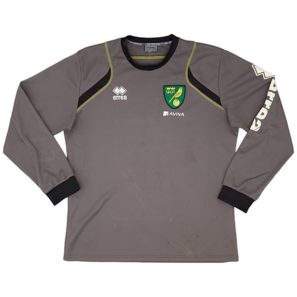 2011-12 Norwich Errea Training L/S Shirt - 5/10 - (L)