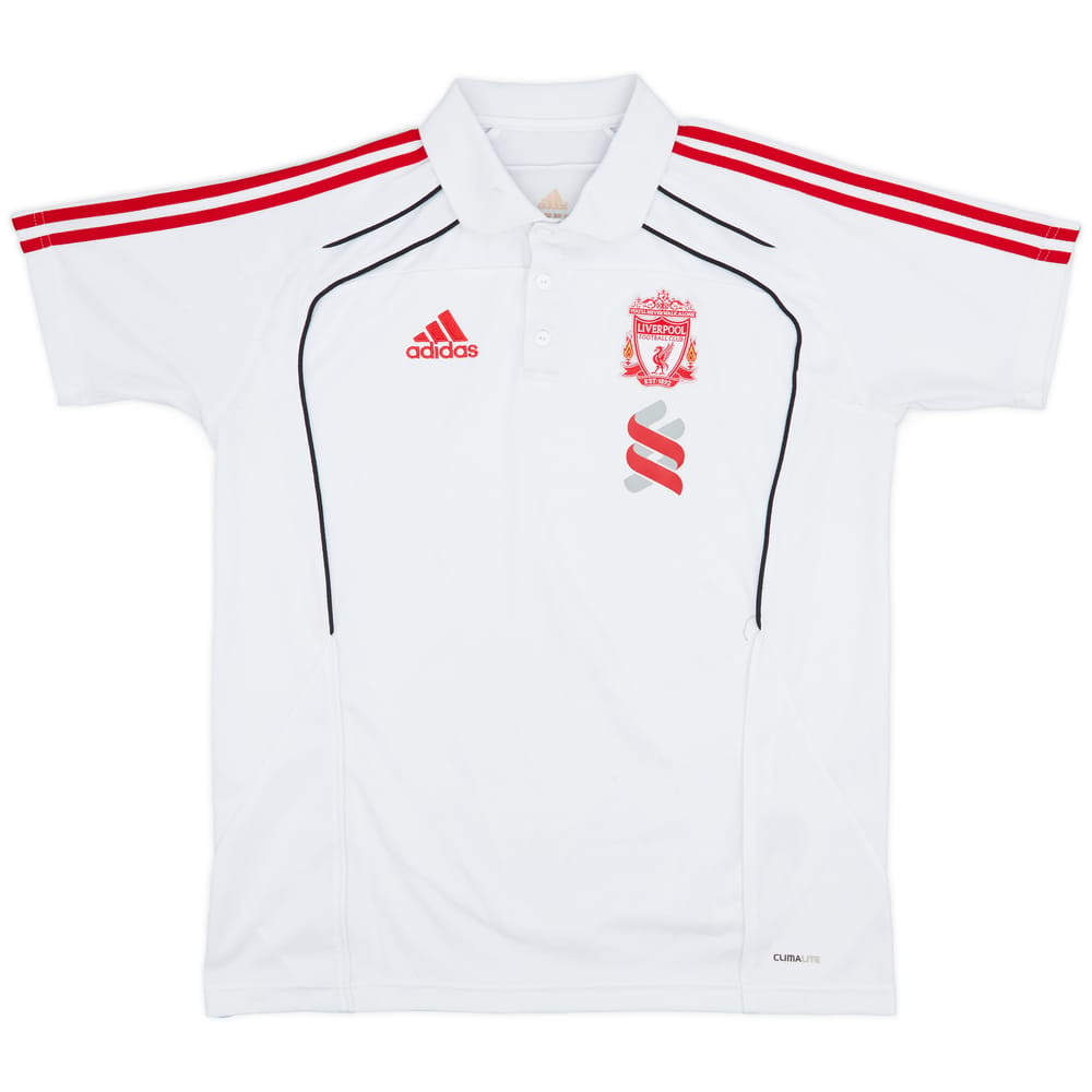 2010-11 Liverpool adidas Polo Shirt - 6/10 - (M/L)