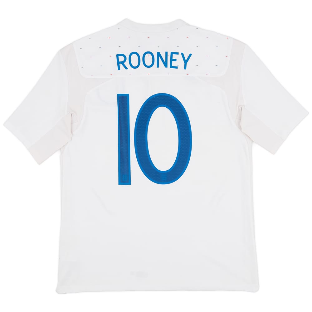 2010-11 England Home Shirt Rooney #10 - 7/10 - (L)