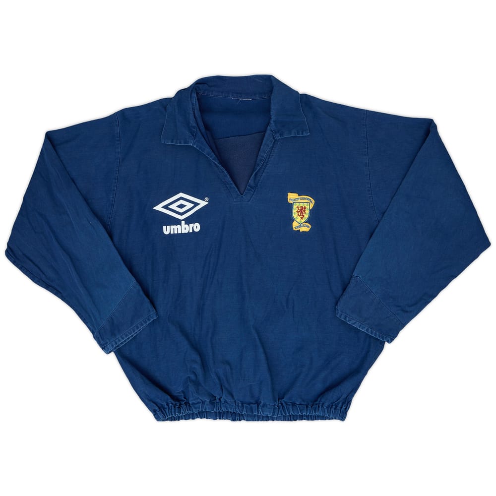 1990-92 Scotland Umbro Drill Top - 9/10 - (XL)