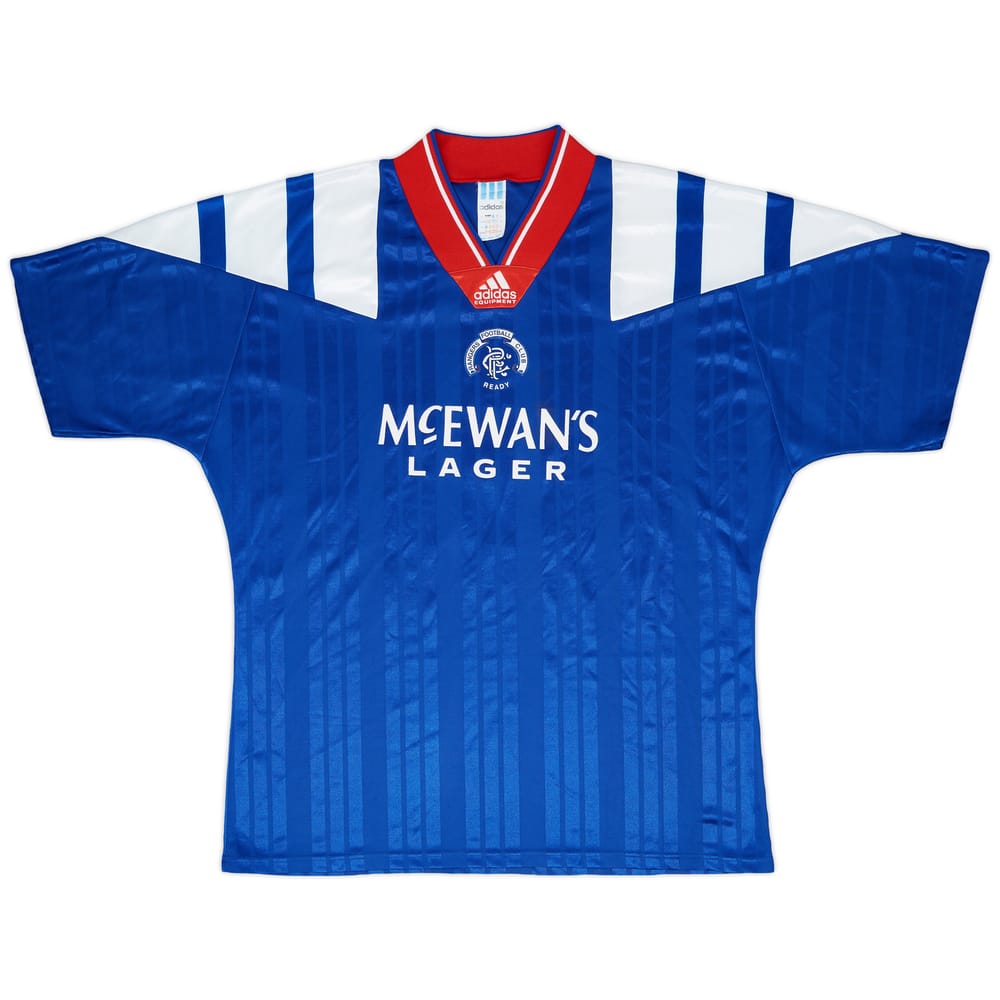 1992-94 Rangers Home Shirt #9 - 8/10 - (XL)