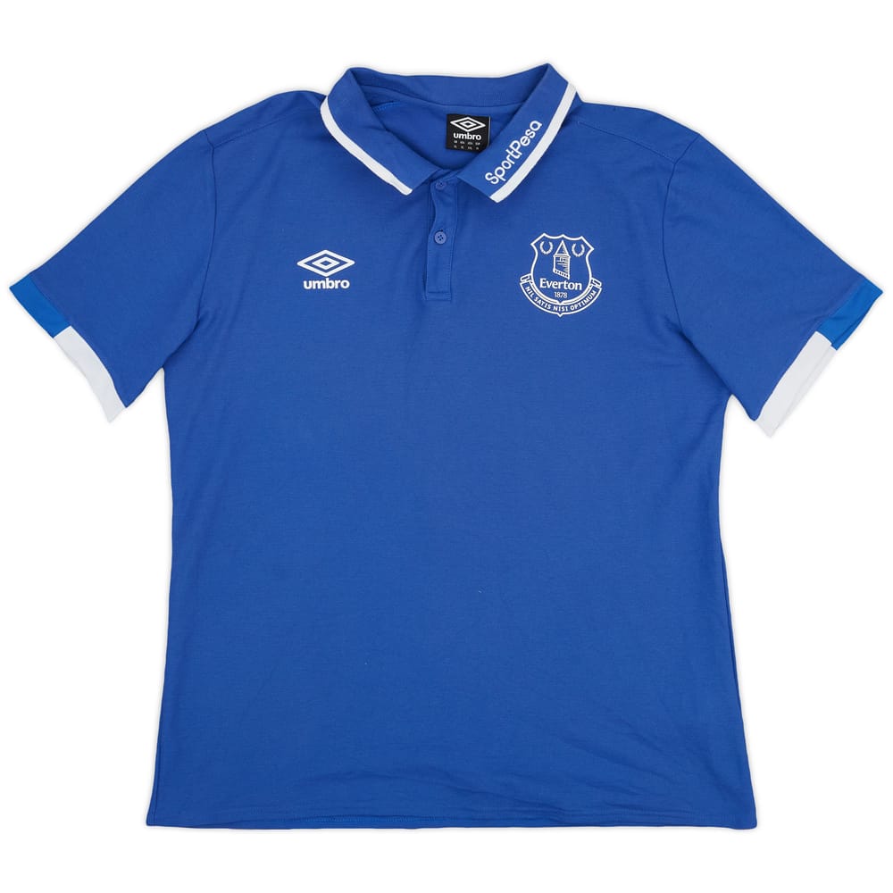2019-20 Everton Umbro Polo Shirt - 8/10 - (XL)