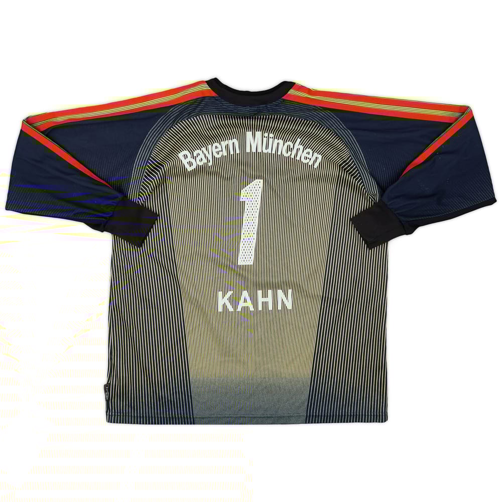 2003-04 Bayern Munich GK Shirt Kahn #1 - 8/10 - (XL.Boys)