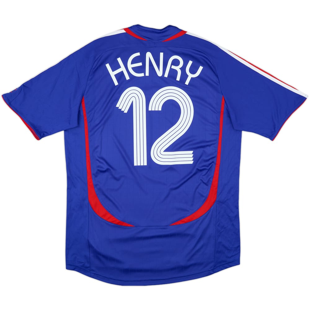 2006-07 France Home Shirt Henry #12 - 10/10 - (L)
