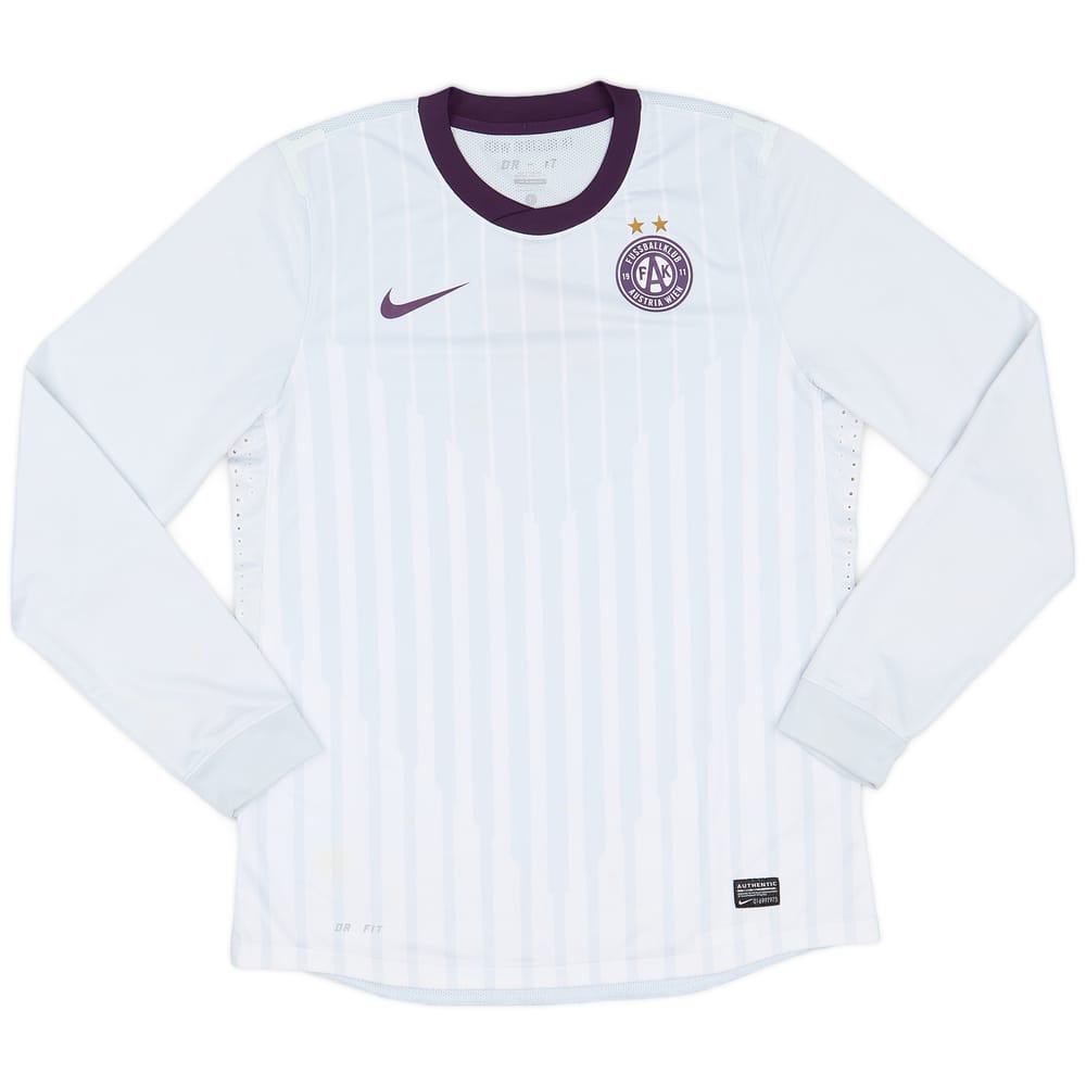 2011-12 Austria Vienna Player Issue Away L/S Shirt - 8/10 - (L)