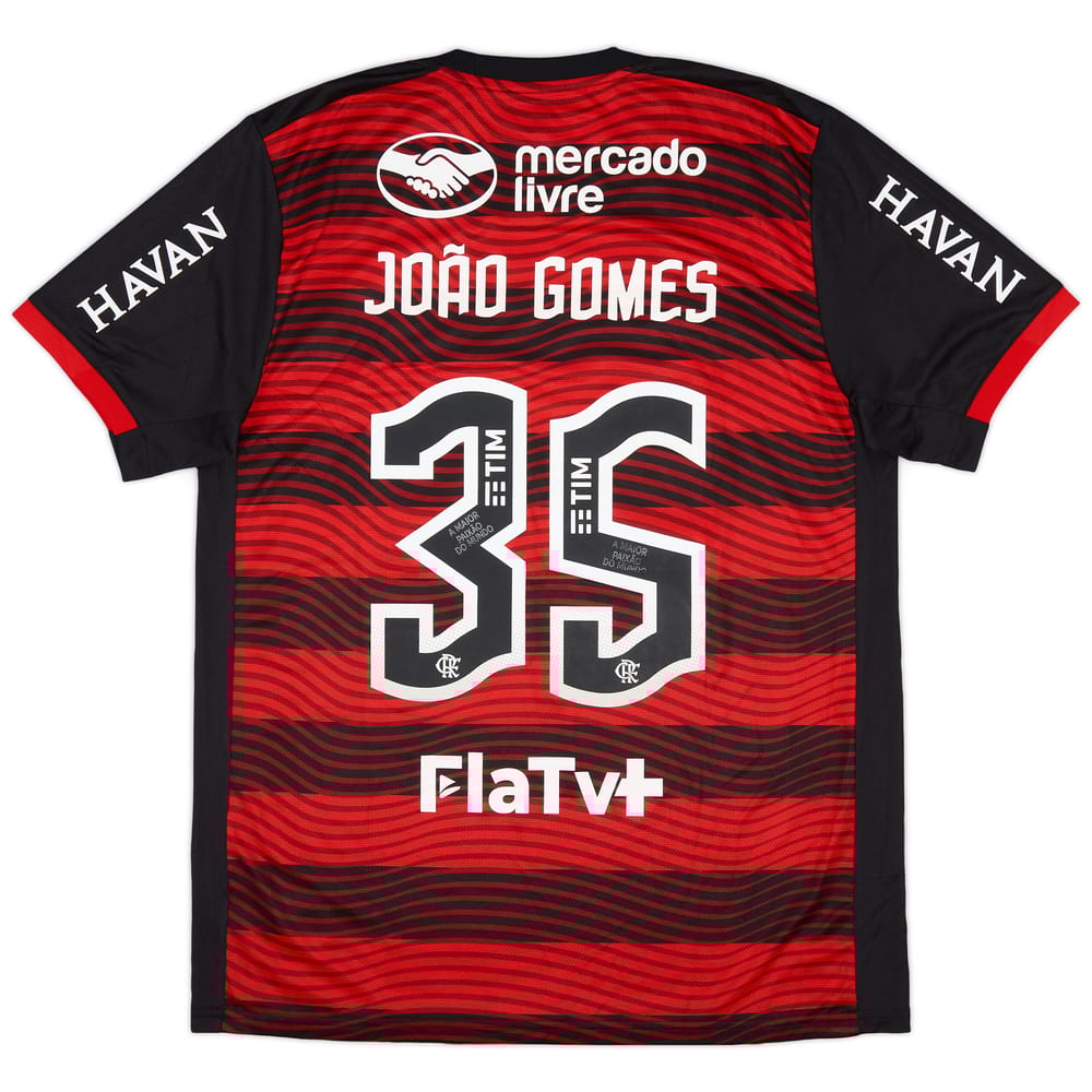 2022 Flamengo Home Shirt Joao Gomes #35 (L)