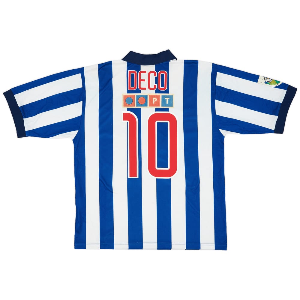 2002-03 Porto Home Shirt Deco #10 - 6/10 - (XL)