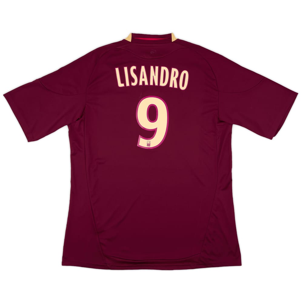2010-11 Lyon Away Shirt Lisandro #9 (XXL)