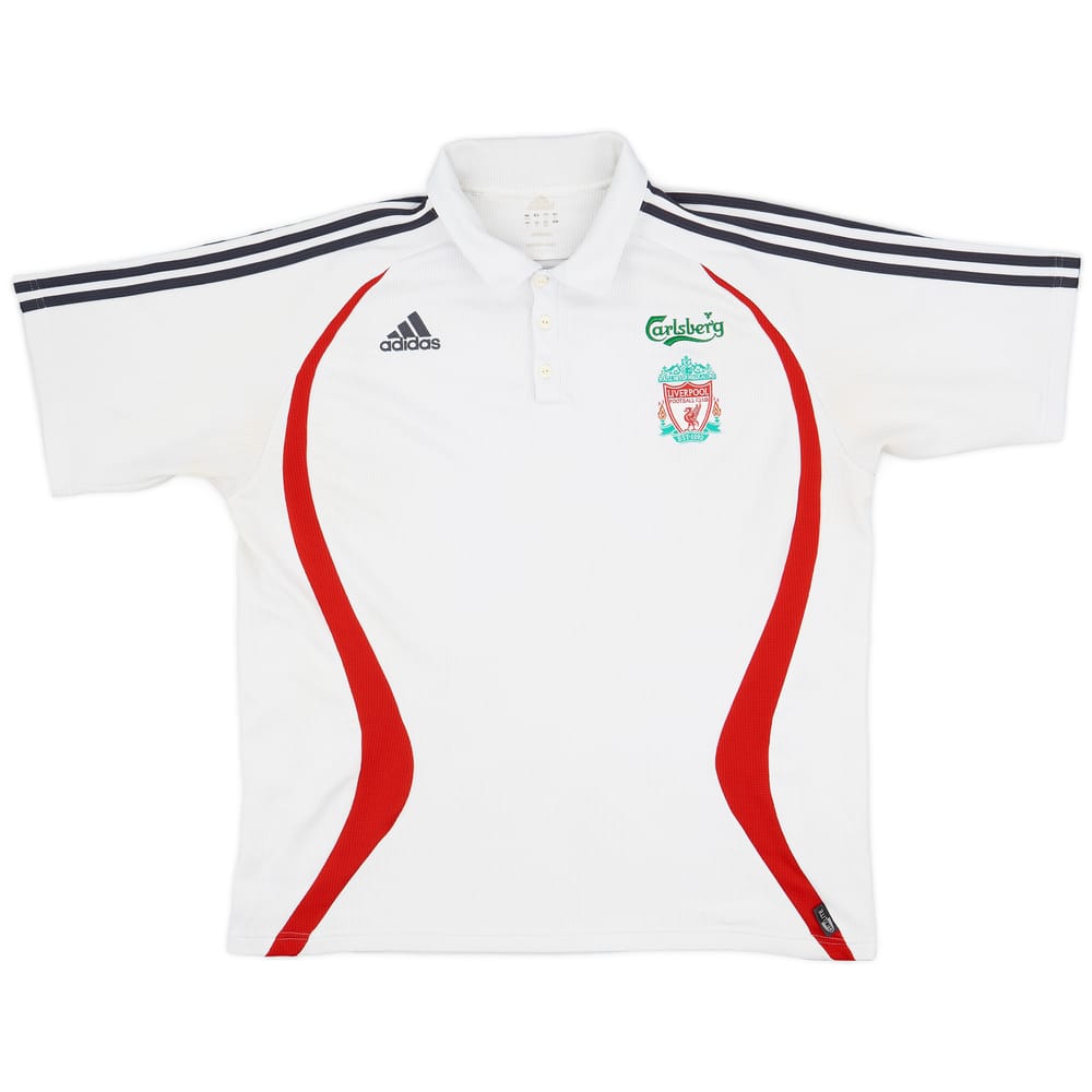2006-07 Liverpool adidas Polo Shirt - 6/10 - (XL/XXL)