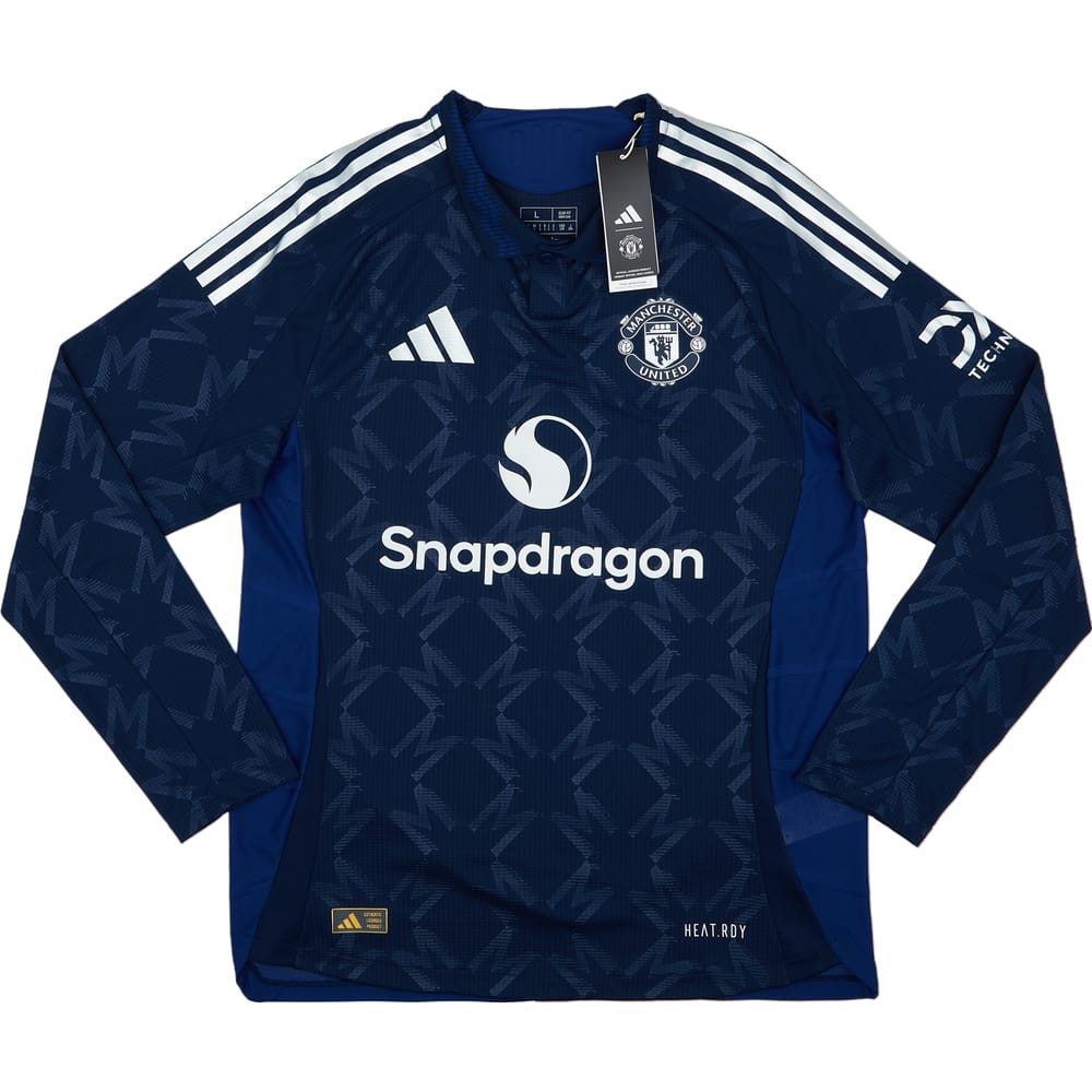 2024-25 Manchester United Authentic Away L/S Shirt