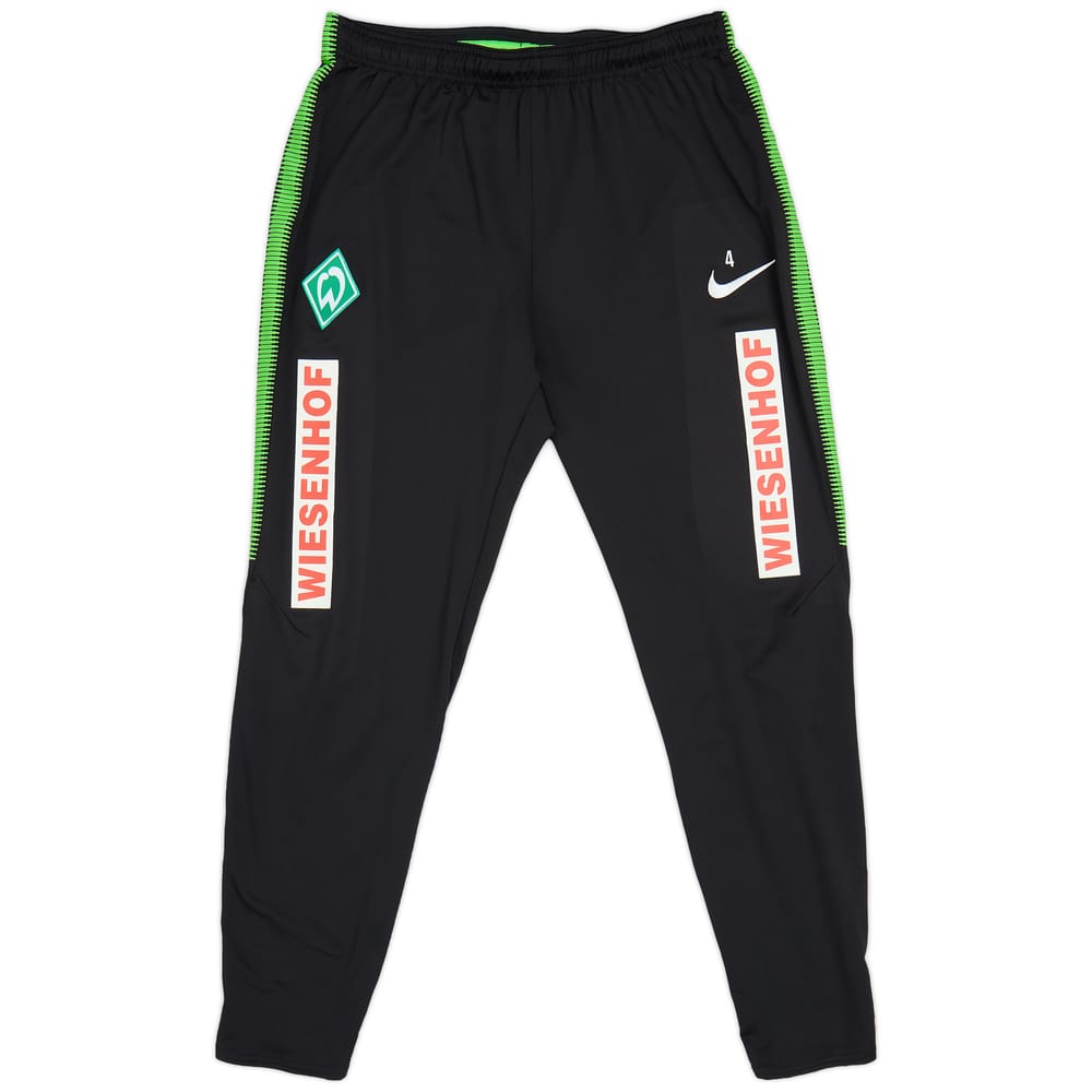 2017-18 Werder Bremen Player Issue Training Pants/Bottoms - 7/10