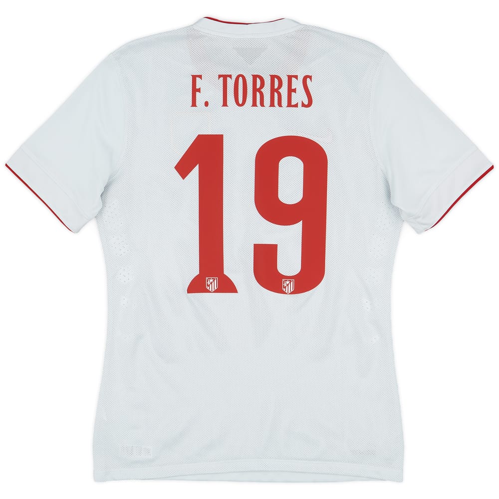 2014-15 Atletico Madrid Player Issue Away Shirt F.Torres #19 - 9/10 - (M)