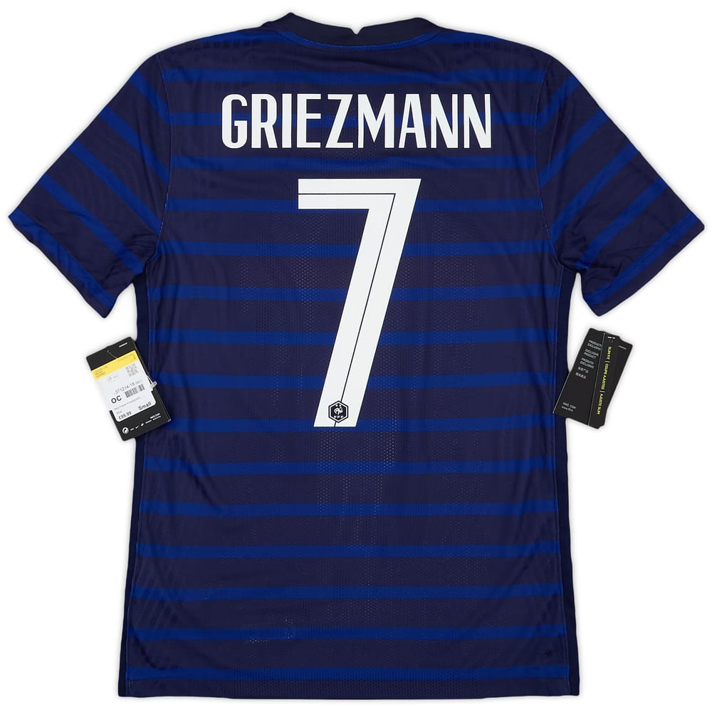 2020-21 France Authentic Home Shirt Griezmann #7 (S)