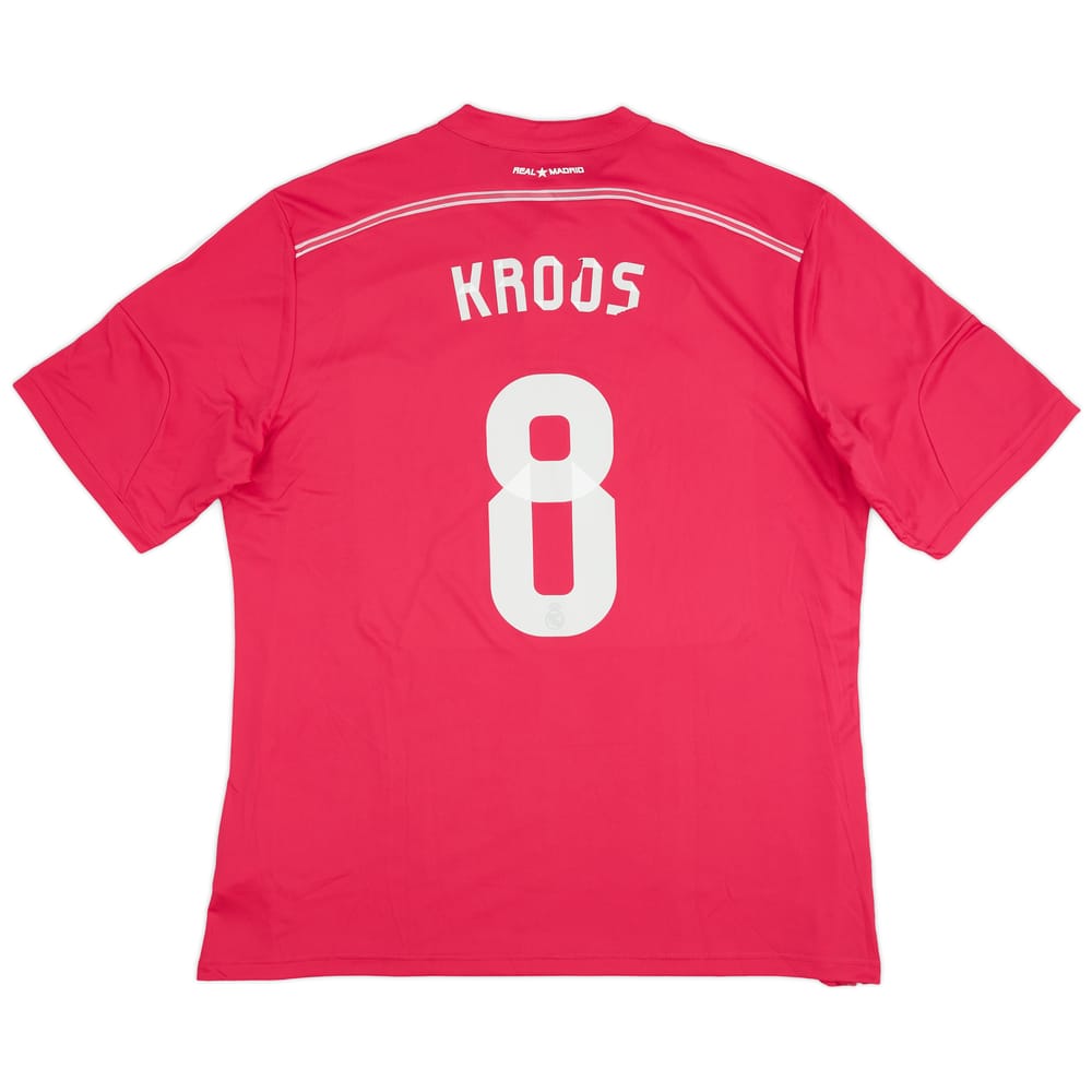 2014-15 Real Madrid Away Shirt Kroos #8 (XXL)