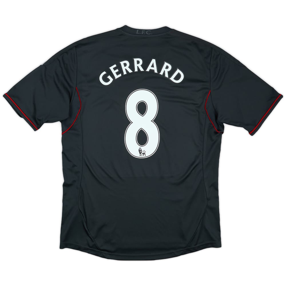 2011-12 Liverpool Away Shirt Gerrard #8 - 5/10 - (L)