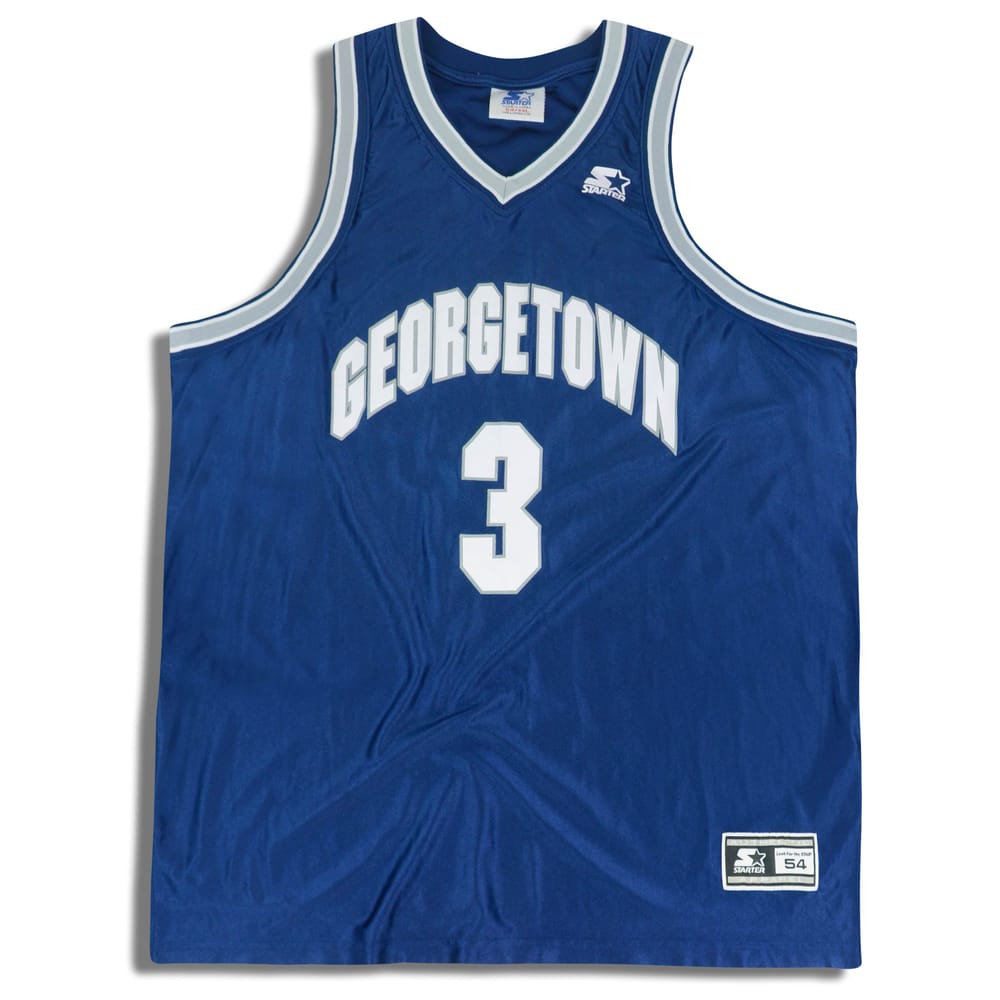 1994-96 Georgetown Hoyas Iverson #3 Starter Jersey (Away) XXL