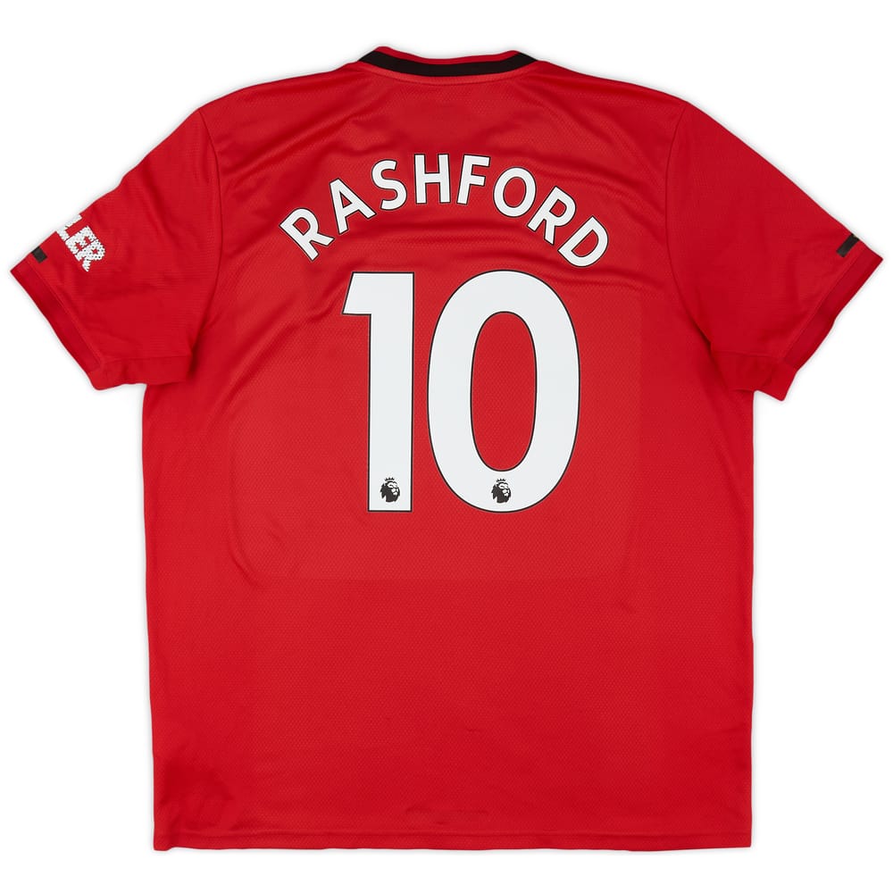 2019-20 Manchester United Home Shirt Rashford #10 - 5/10 - (XL)