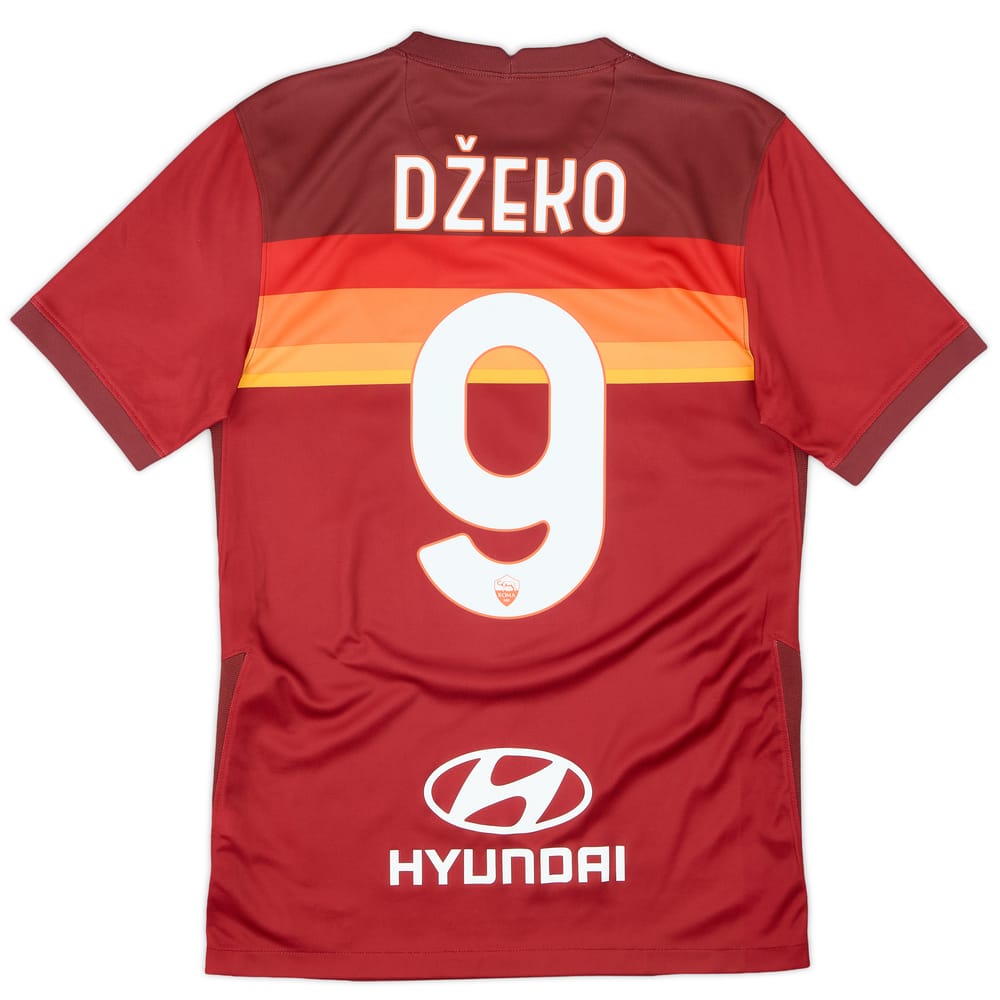 2020-21 Roma Home Shirt Dzeko #9 - 5/10 - (S)