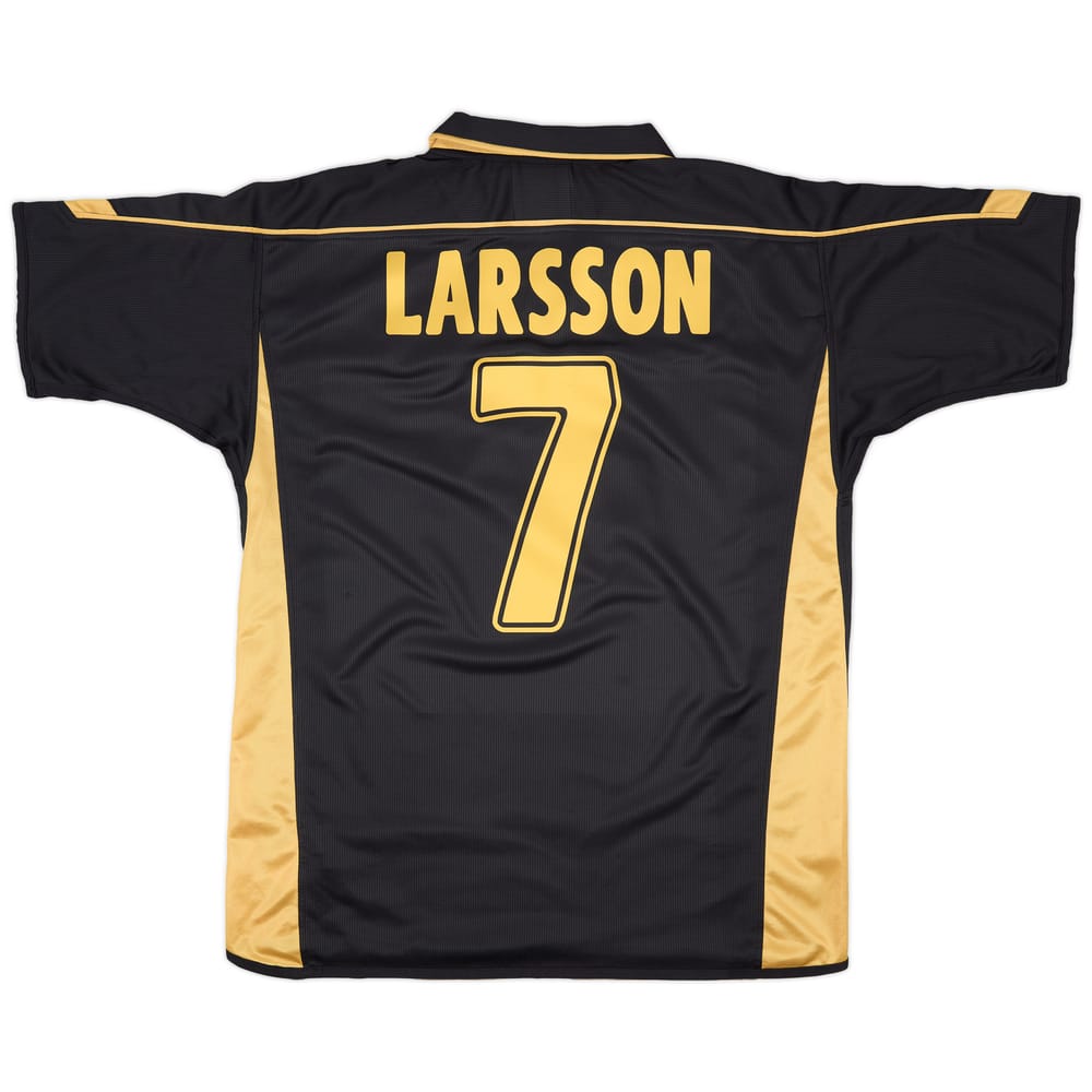 2003-04 Celtic Away Shirt Larsson #7 - 9/10 - (L)