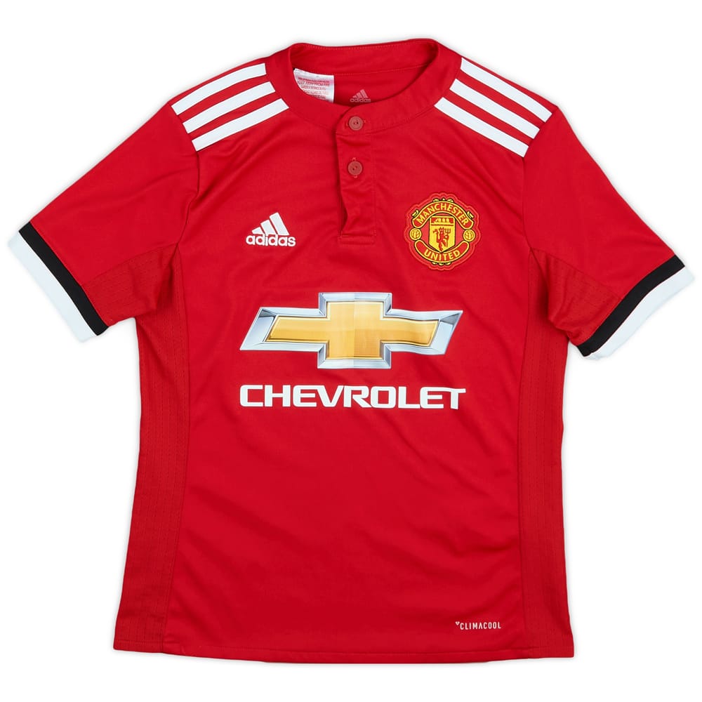 2017-18 Manchester United Home Shirt - 10/10 - (S.Boys)