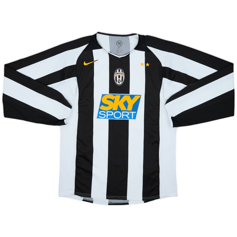 2004-05 Juventus Home L/S Shirt - 8/10 - (M)