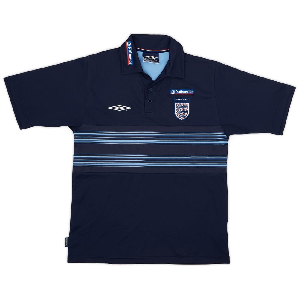 2002-03 England Umbro Polo Shirt - 9/10 - (S)