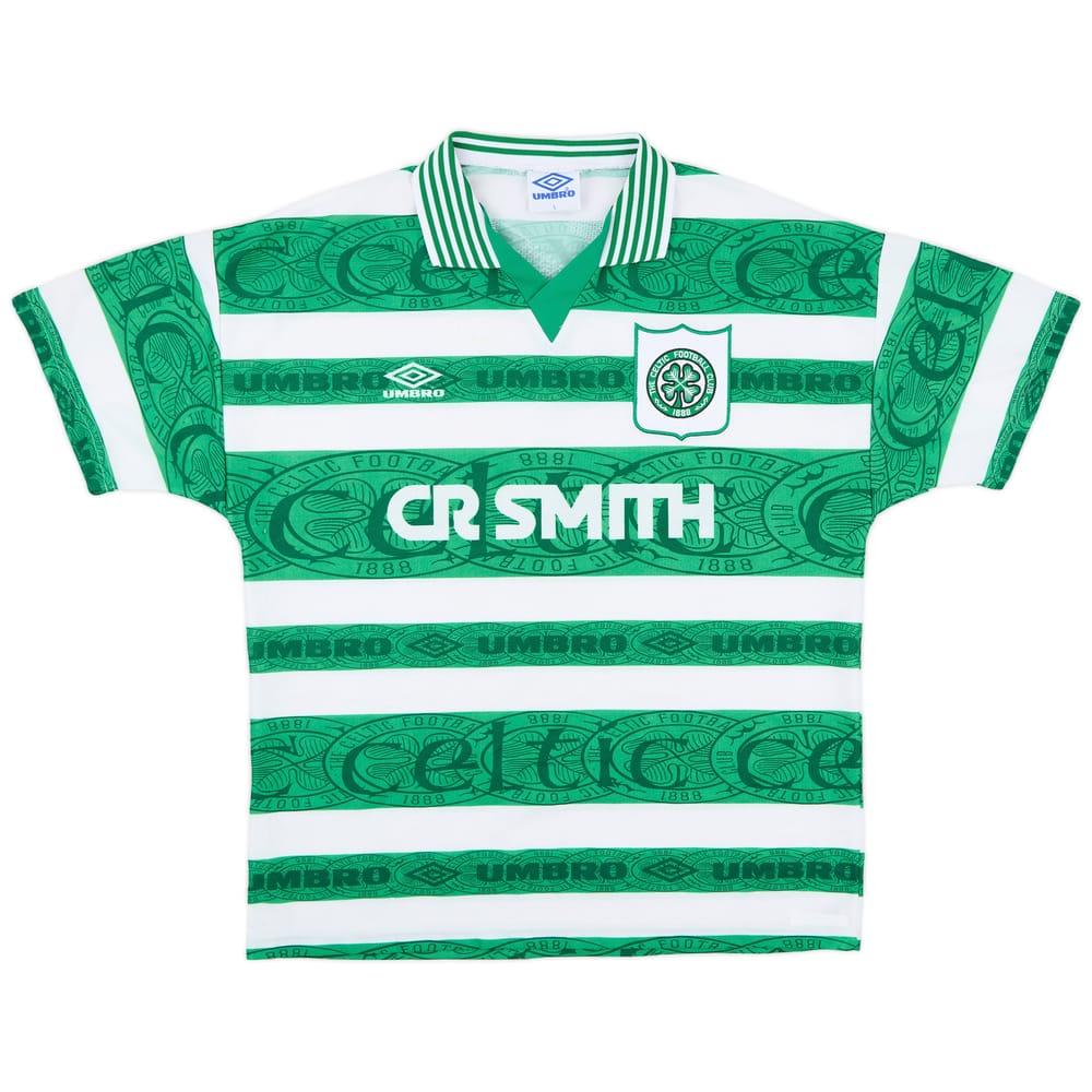 1995-97 Celtic Home Shirt - 8/10 - (L)
