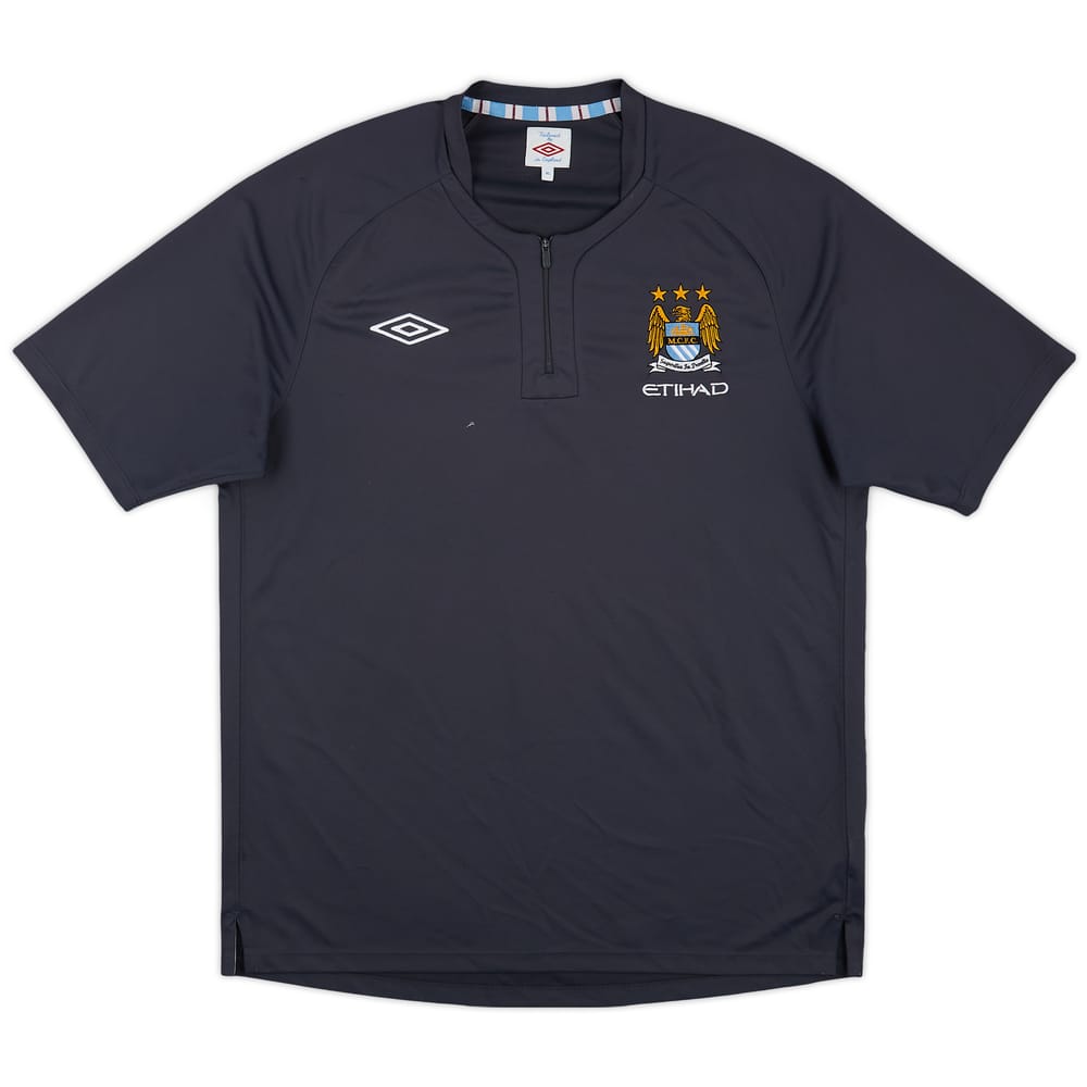 2011-12 Manchester City Umbro 1/4 Zip Training Shirt - 6/10 - (XL)