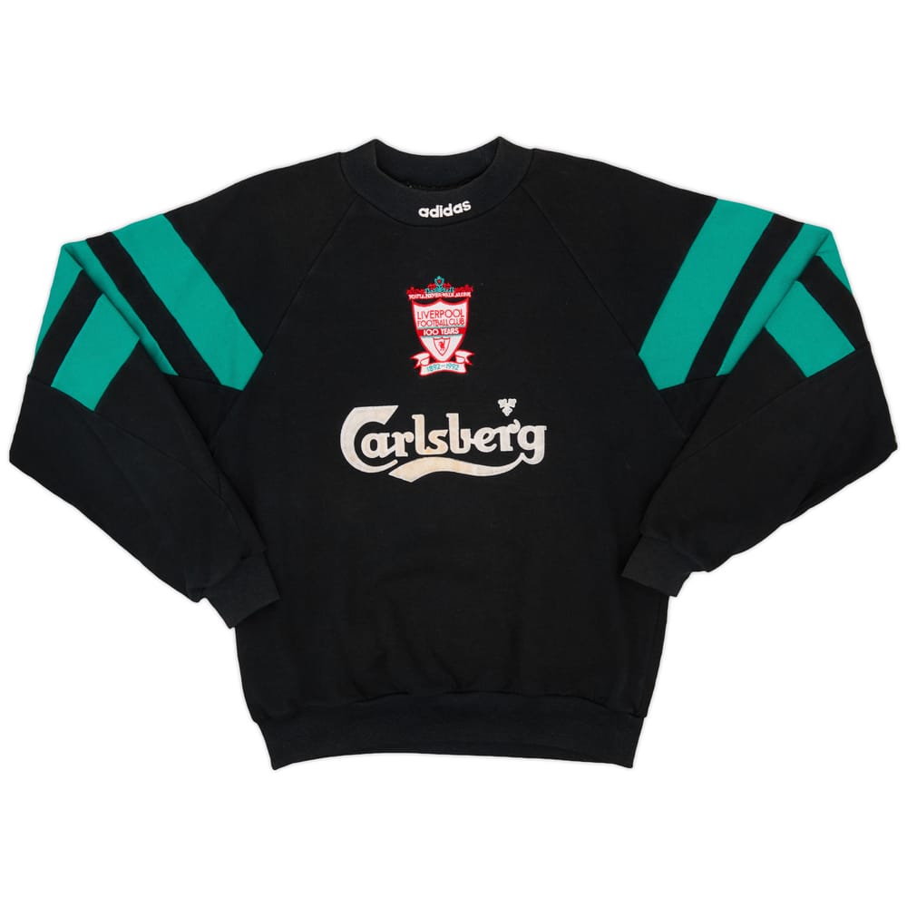 1992-93 Liverpool adidas Centenary Sweat Top - 9/10 - (S)